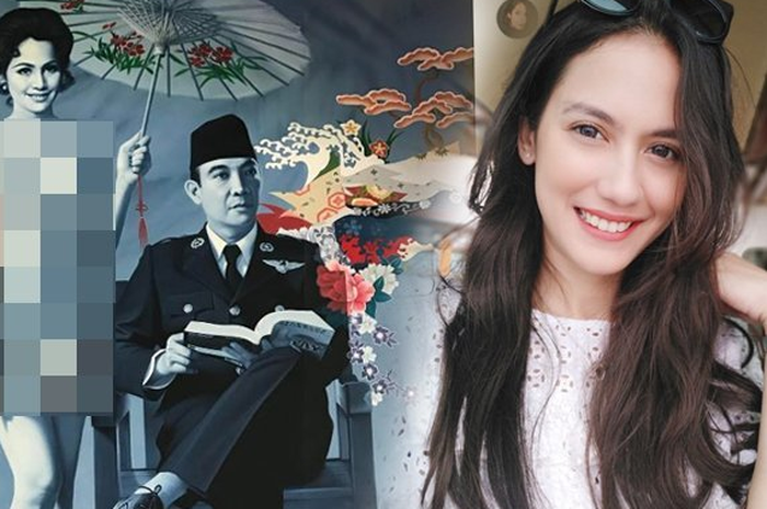 Kisah Dibalik Postingan Pevita Pearce, Lukisan Dewi Soekarno Kena Sensor.