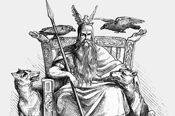 Odin adalah bapak para dewa dalam mitologi Nordik. Ia juga ayah Thor dan dewa perang. 