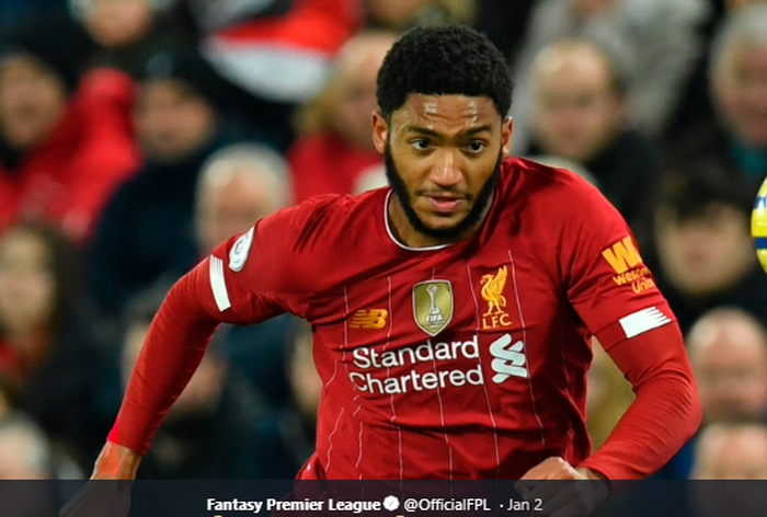 Pemain bertahan Liverpool, Joe Gomez.