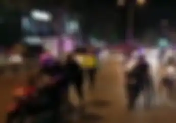 Terjaring Razia, Para Pemuda Dipaksa Capek Tuntun Motor Knalpot Brong Ke Kantor Polisi