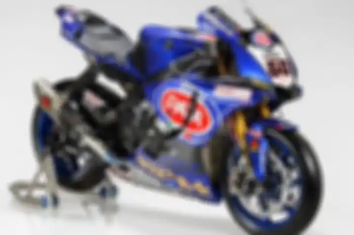 YZF-R1 yang digunakan tim WorldSBK Pata Yamaha pada 2017.