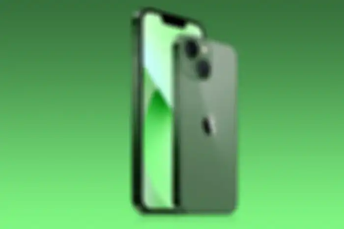 Render iPhone 13 hijau