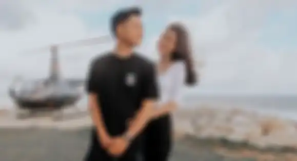 Azriel Hermansyah dan kekasihnya Sarah Menzel