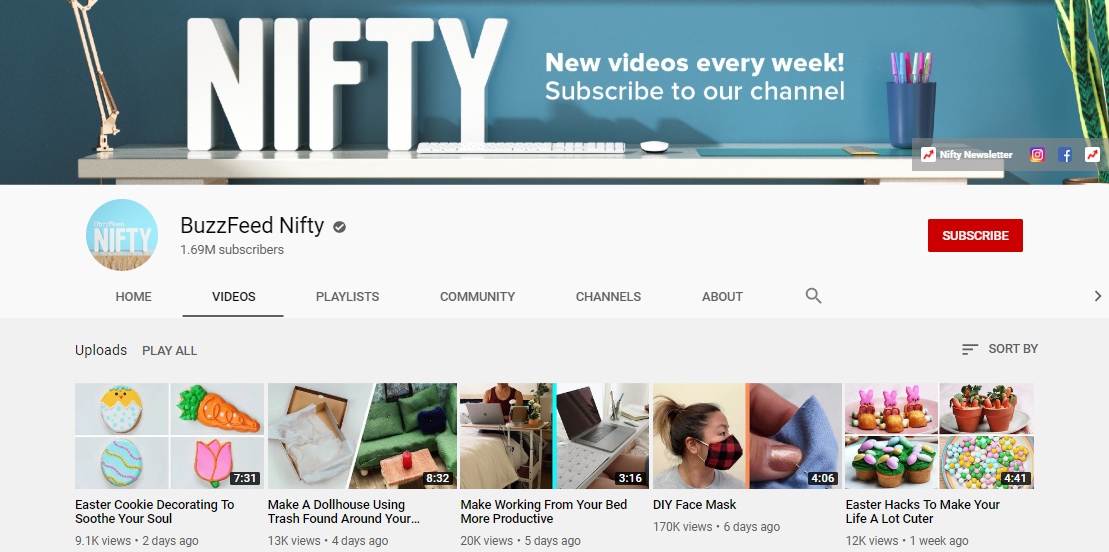 Buzzfeed Nifty.