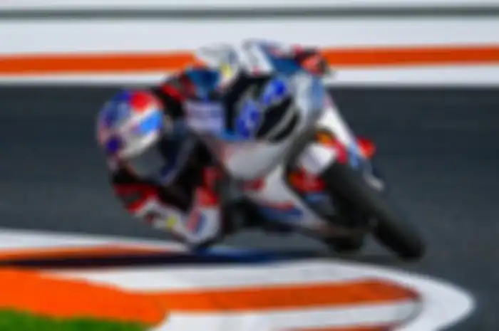 Pembalap Indonesia Mario Aji (Honda Team Asia) meningkat di FP3 Moto3 Valencia 2022, Ryusei Yamanaka tercepat.