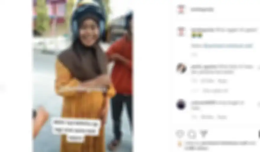 Penampakan wanita mirip Lesti Kejora.