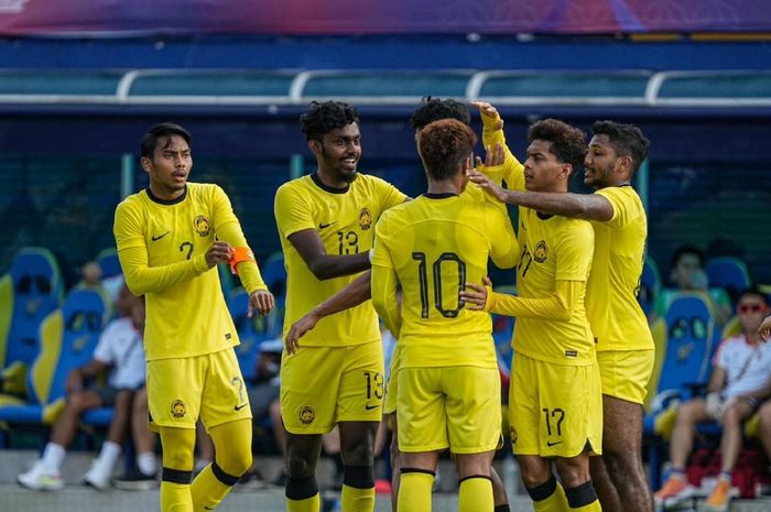Skuad Timnas U-23 Malaysia.