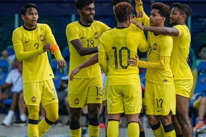 Skuad Timnas U-23 Malaysia.