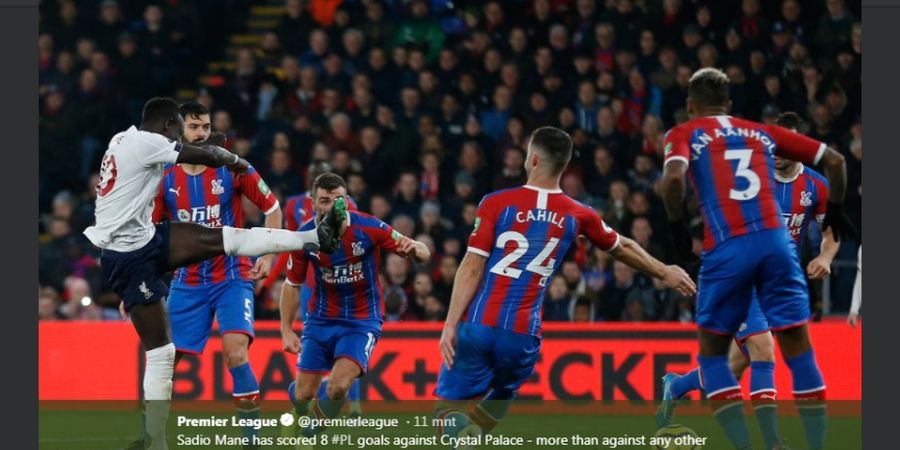 Hasil Crystal Palace Vs Liverpool - Drama Akhir Laga, The Reds Menang