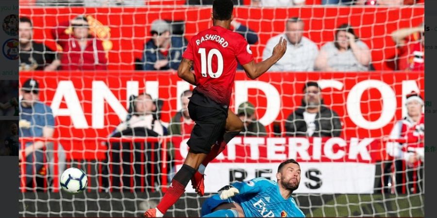 Hasil Akhir Man United Vs Watford - Menang, Setan Merah Masuk 4 Besar