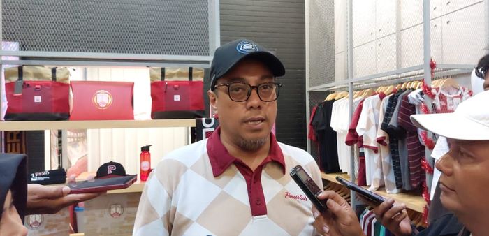 Manajer Persis Solo, Chairul Basalamah, saat ditemui di Persis Store, Selasa (8/1/2023).