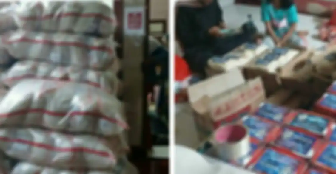 Lima ton beras dan sembako dari andika mahesa