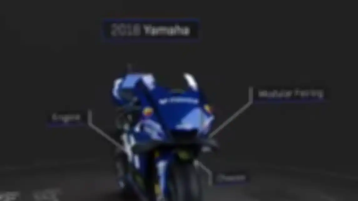 Modular fairing Yamaha YZR-M1 winglet bisa lepas pasang di fairing depan