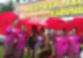 Kocak, Ketika Via Vallen, Syahrini, Cut Tari dan Kawan-kawan Jadi UG di Adventure Cianjur