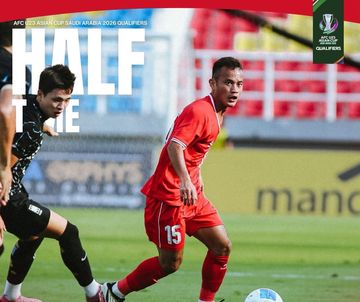 Suasana pertandingan Laos Vs Korea Selatan di Kualifikasi Piala Asia U-23 2026 grup J, di Stadion Gelora Delta Sidoarjo, Sabtu (6/9/2025).