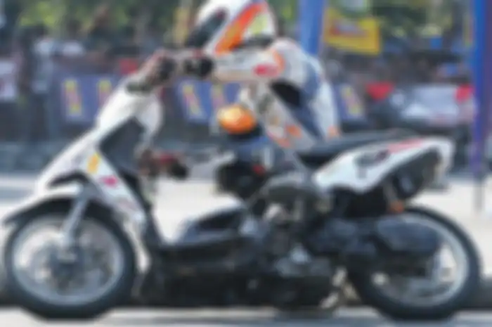 &bull;Satu-satunya Suzuki di event Matic race rangka almu baru di kelas bergengsi