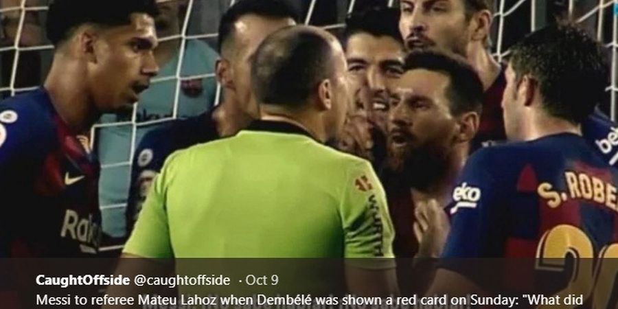 Messi Bakal Reuni dengan Wasit yang Hobi Bikin Barcelona Rugi