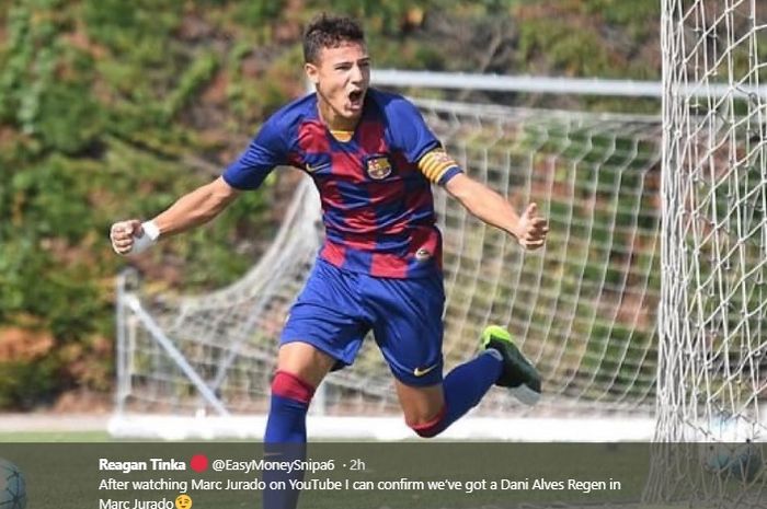 Pemain terbitan akademi Barcelona (La Masia), Marc Jurado.