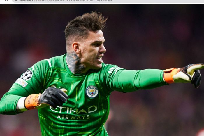 Kiper Manchester City, Ederson Moraes.