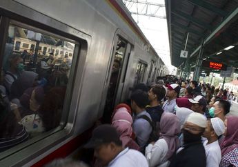 Perhatian! Lonjakan Penumpang KRL Terjadi Setiap Senin, Simak Tips Aman Agar Terhindar dari Covid-19