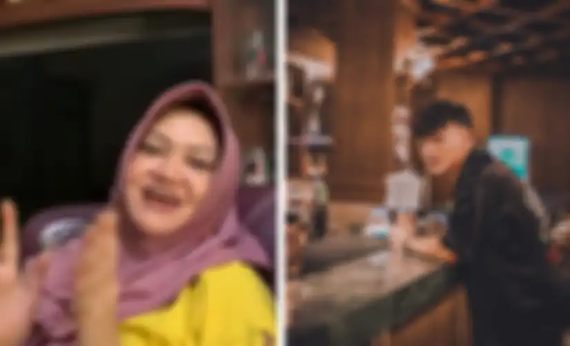 Rizky Febian dan Lina Jubaedah