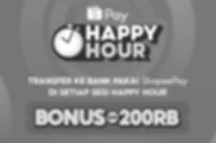 ShopeePay Happy Hour bagikan bonus sampai dengan 200.000.