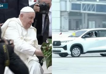 Sosok Sederhana Paus Fransiskus, Naik Innova Zenix dan Duduk Samping Sopir