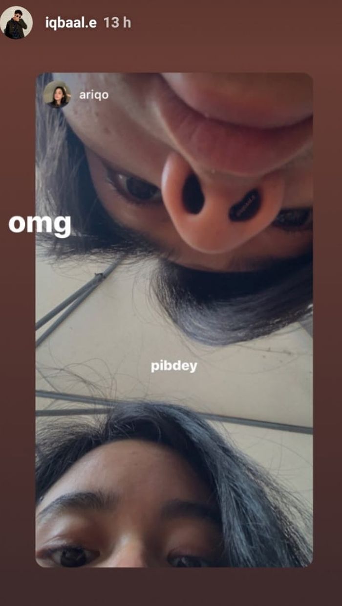 Instagram Stories Iqbaal Ramadhan