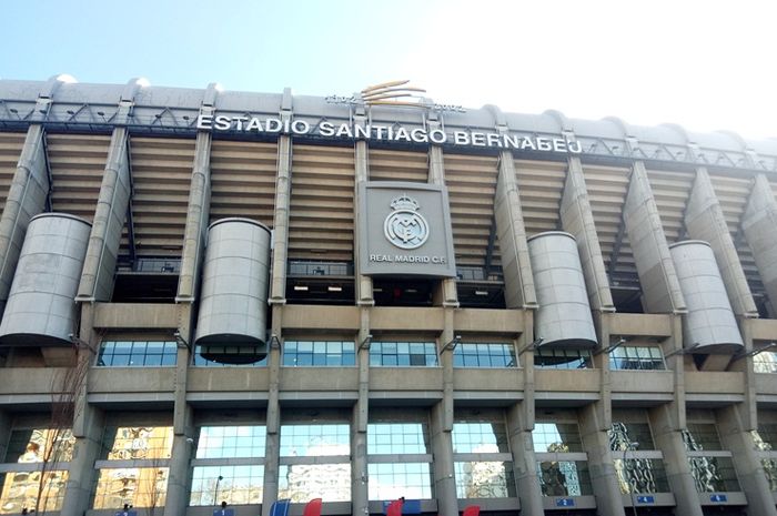 Estadio Santiago Bernabeu, kandang Real Madrid.