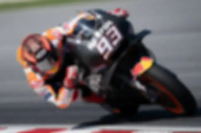 Marc Marquez pertama kalinya menggeber motor Honda RC213V di tes pramusim Sepang, setelah istirahat penyembuhan cedera bahu