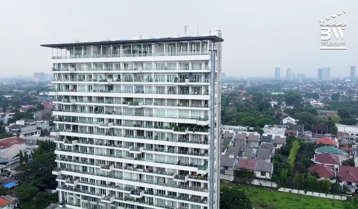 Rumah artis Daniel Mananta yang berada di sebuah apartment di Jakarta.