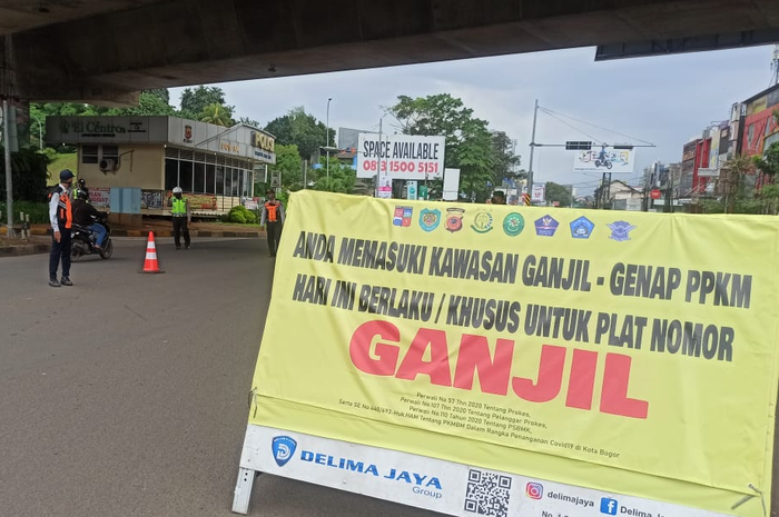 Ilustrasi Ganjil-genap selama PPKM level 4