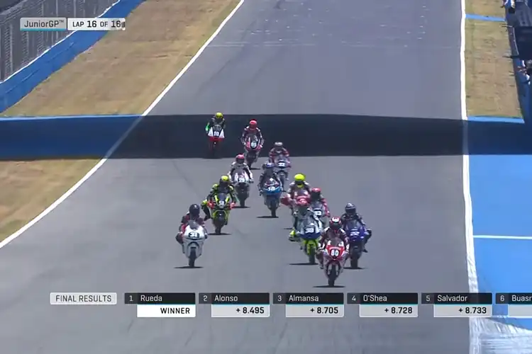 Hasil Race 2 FIM JuniorGP Jerez 2022, Pembalap Indonesia Fadillah Arbi Aditama Jatuh