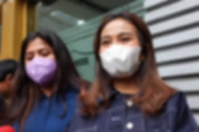 Mayang saat ditemui Grid.ID di Polda Metro Jaya, Rabu (8/6/2022).