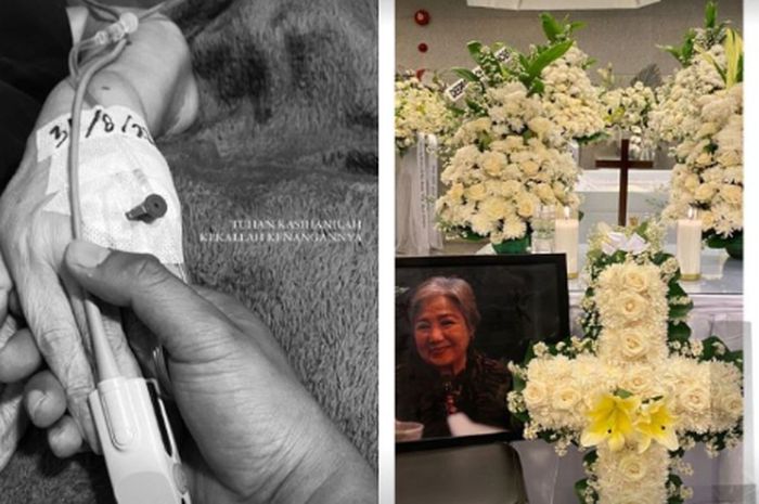 Postingan Instagram Stories Gading Marten kabarkan sang mama meninggal dunia