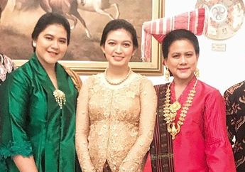 Anggunya Iriana Jokowi Pakai Kerudung di Acara Aqiqah sang Cucu, La Lembah Manah