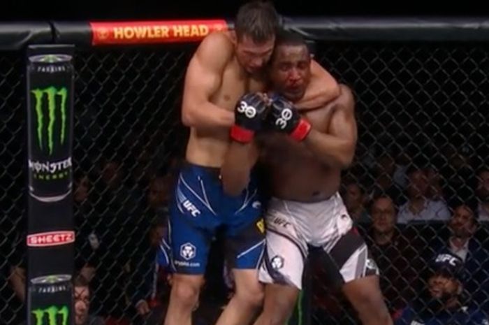 Shavkat Rakhmoonov menang atas Geoff Neal pada gelaran UFC 285 pada MInggu (5/3/2023)