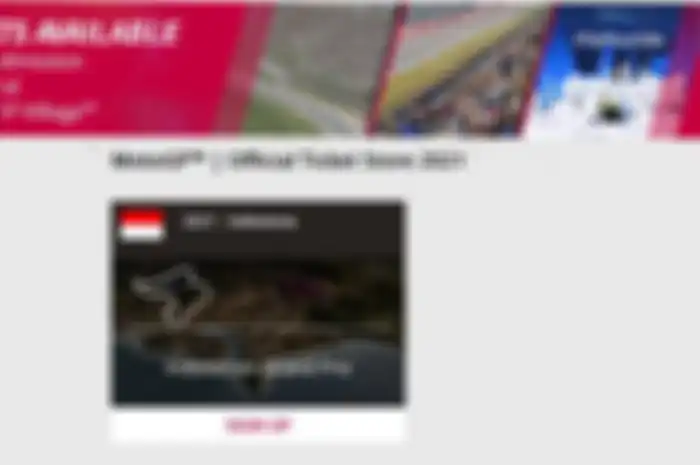 Penjualan ticket MotoGP Indonesia 2021 sudah diumumkan di MotoGP.com