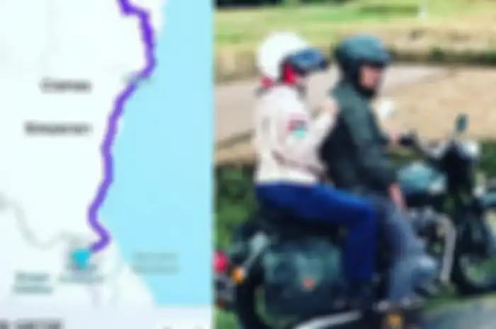 Ridwan Kamil dan istri jalan-jalan ke Ciletuh, Sukabumi.