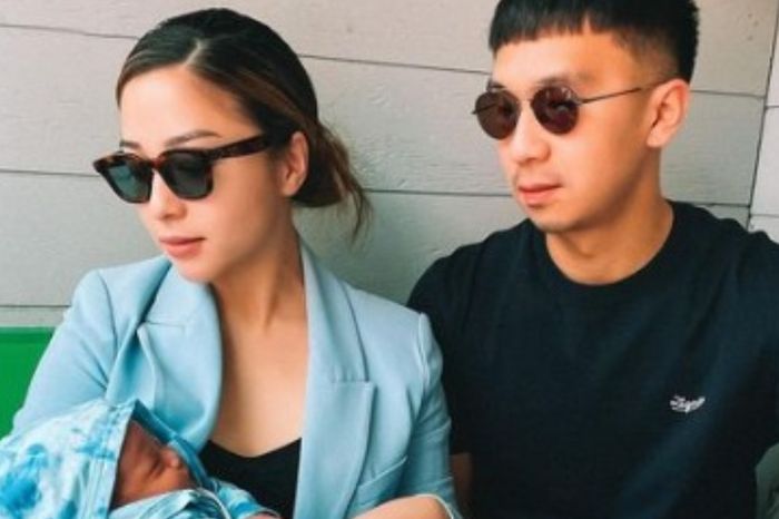 Nikita Willy dan Indra Priawan bersama Baby Issa. 