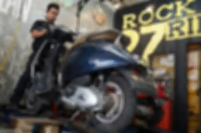 Vespa matic rawan gredek dan bergetar saat digas? jangan bingung langsung cek bagian ini.