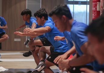 Laga Internal Batal, Shin Tae-yong Gembleng Timnas U-19 Indonesia di Gym