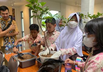 Gathering Kelas Edukasi Tabulampot Bersama Perwakilan Guru SD Kota Bogor di Kebun Raya Bogor