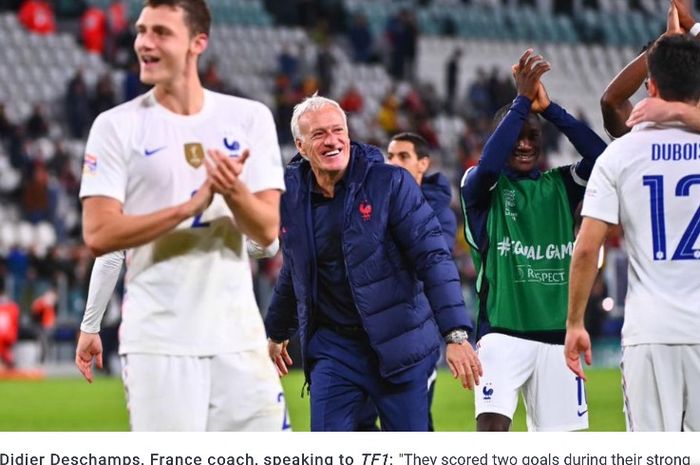 Pelatih timnas Prancis, Didier Deschamps, berjanji Les Bleus akan memenangi laga final UEFA Nations League melawan timnas Spanyol. 