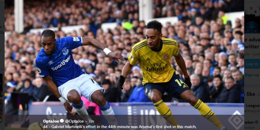 Hasil Everton Vs Arsenal - Laga Pamungkas 2 Karteker Berakhir Imbang