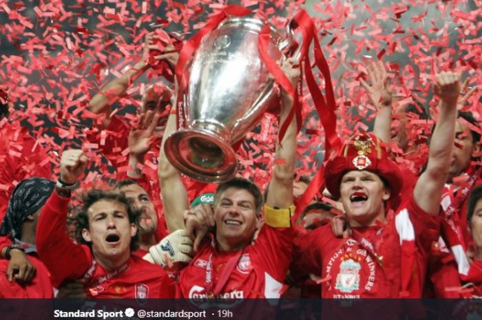 Liverpool saat menjuarai Liga Champions 2004-2005