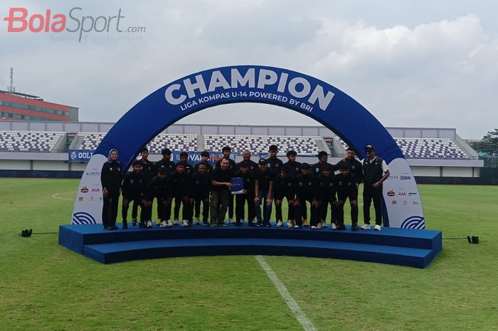 Penutupan  Liga Kompas U-14 Powered by BRI musim kompetisi 2024-2025, Minggu (4/5/2025). 