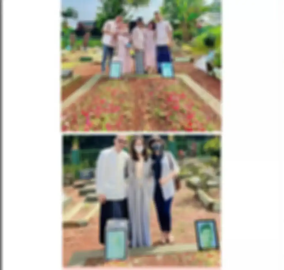perbedaan doddy sudrajat dan haji faisal saat datangi makam vanessa angel