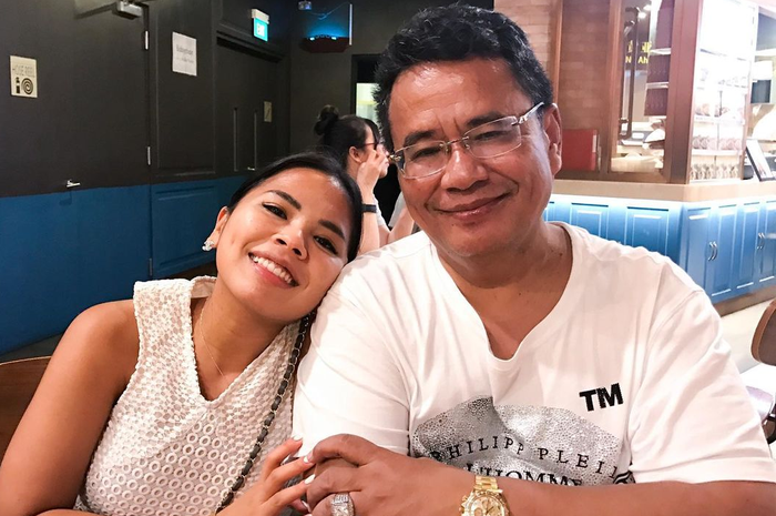 Pengacara Hotman Paris bersama anak perempuannya, Felicia Hutapea.