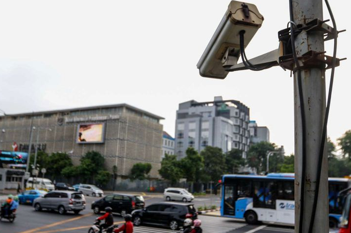 Kamera CCTV tilang elektronik di Jakarta